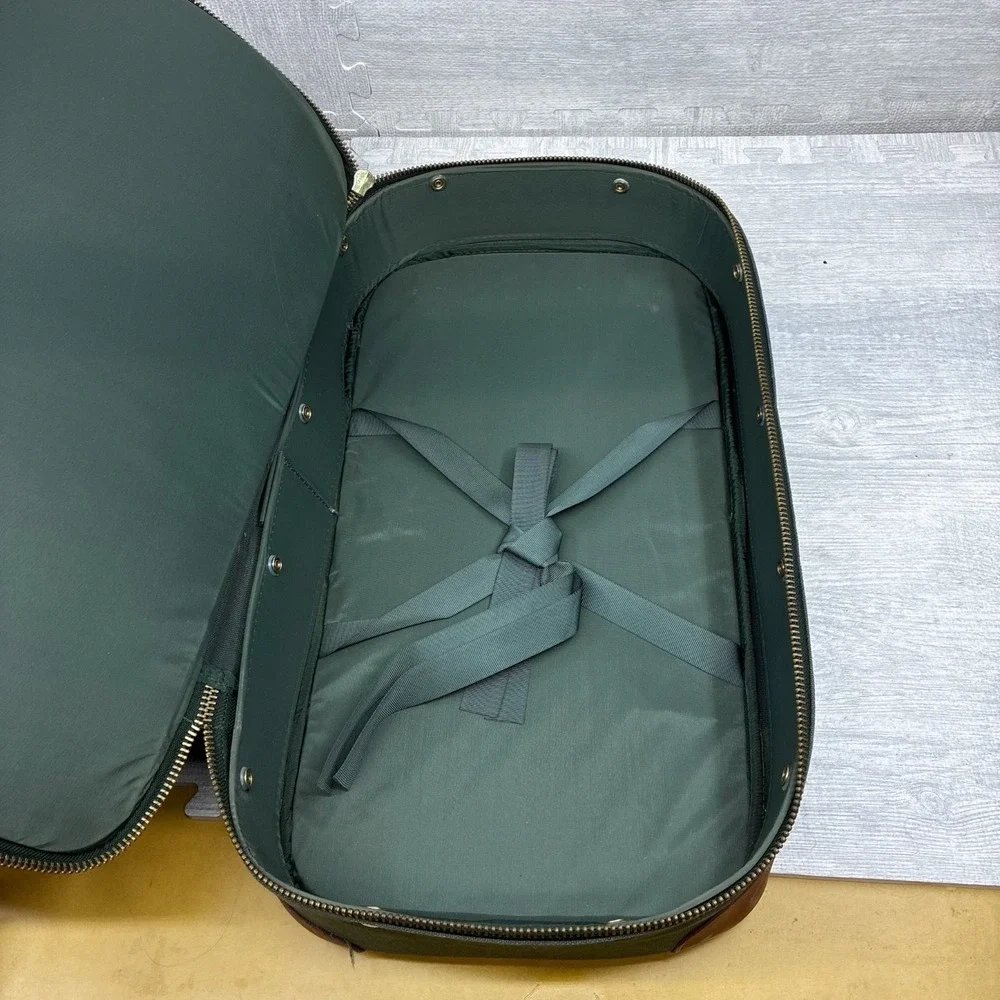 Vintage Orvis Battenkill Duffle Bag Large Separate Bottom Section Canvas Twill